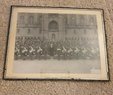 * Photo Studio Harcourt Ancienne classe militaire Vintage Tambour Après Guerre *