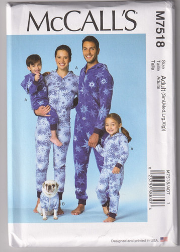 7518 mccalls pajamas dog - -, &