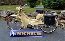 plaque émaillée MICHELIN pneu automobile 1 mètre au pochoir