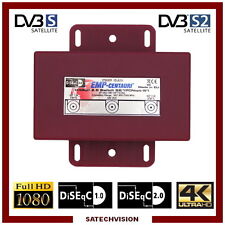 Commutateur DiSEqC 2/1 Option EMP Centauri, 2 Entrées LNB 1 Sortie HD 3D 4K