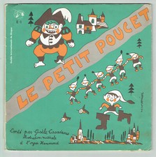 33T 25cm BELLE BOIS DORMANT & PETIT POUCET Livre Disque CASADESUS Orgue Hammond