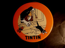 HERGE TINTIN très jolie boîte lithographiée 2007 chat Milou très bel état !