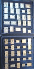Collection De Timbres En Argent Massif 