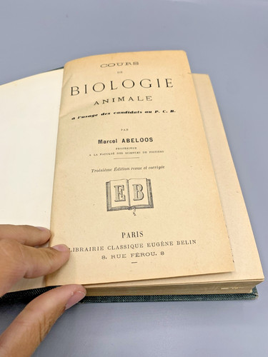 Livre cours biologie - livre,