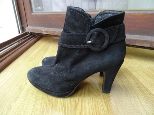 Bottines daim noire - bottines,