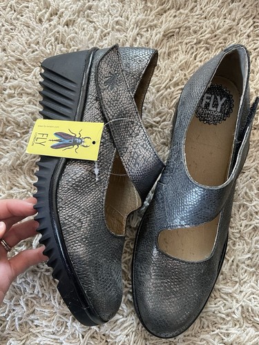 Fly london leather lyka - fly, wedge