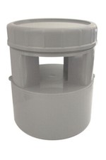 Regiplast AM100 Aérateur à Membrane ø 100-110 mm Gris