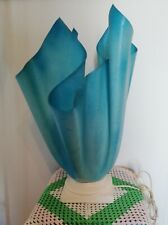 Ancienne Grande Lampe Drapée