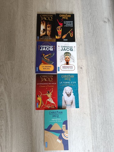 Lot livres christian - christian, jacq