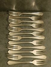 12 Fourchettes à  Gâteaux  Christofle Modèle Spatours 