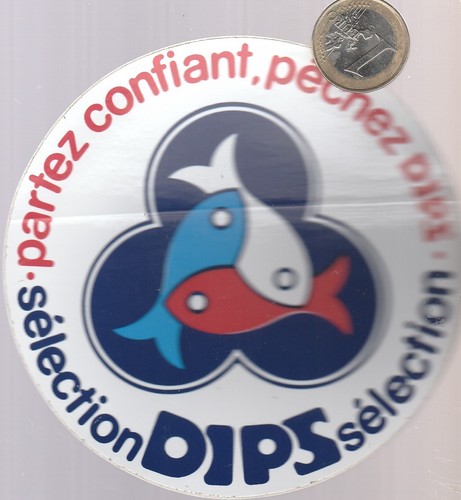 Autocollant c14 pêche - autocollant., dips