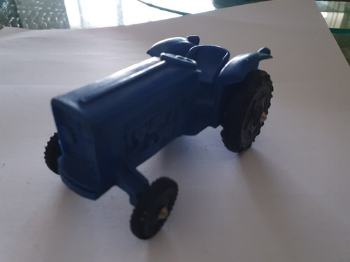 Ancien tracteur bleu - tracteur, en