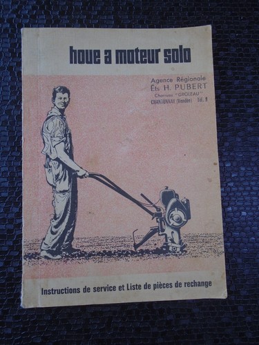 Houe moteur solo - a,