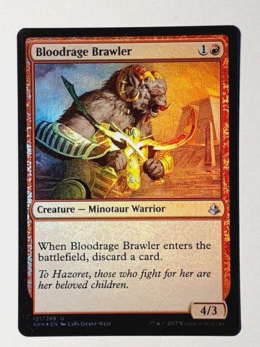 Bloodrage brawler foil - , mtg