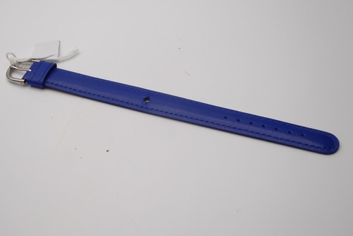 Bracelet cuir vache bleu - en,