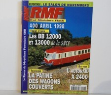 rmf n 400 de 1998 bb 12000 et 13000 autorail x 2400 atmofer