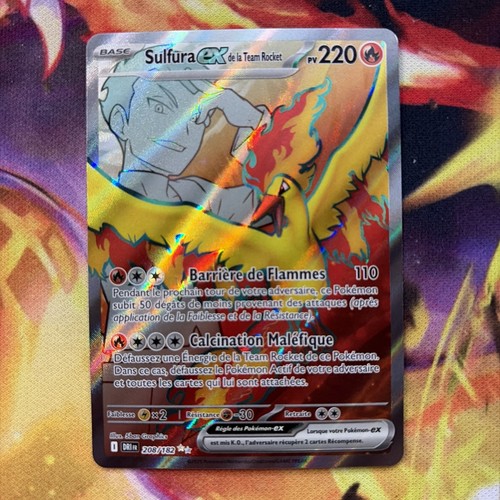 Carte pokemon sulfura - ex, de