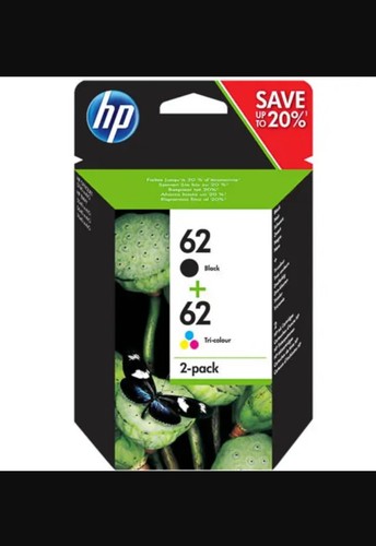 Pack 2 cartouches - 62, de