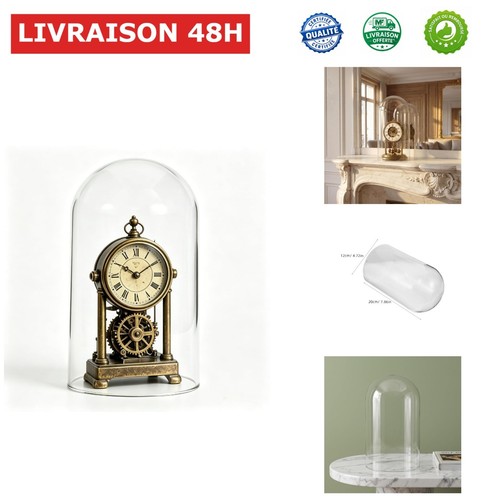 Cloche verre transparent - verre,