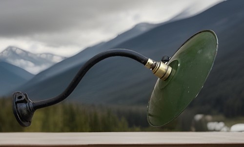 Ancienne lampe col de - ,