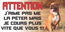 Plaque Attention au chien