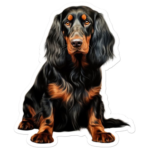 Gordon setter vinyl decal - setter,