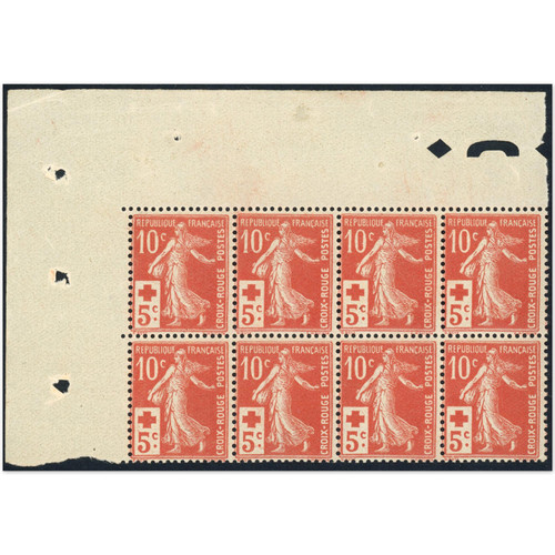 France timbres croix - 8, croix-rouge