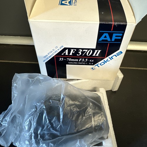 Objectif tokina 370 - objectif, af