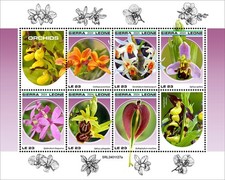 2025 05 - SIERRA LEONE - ORCHIDS        6V  complet set    MNH **