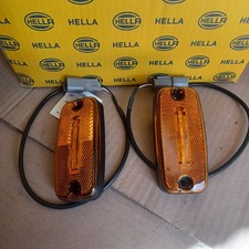 Lot de 2 Feu de gabarit position orange LED 24V 111x51mm