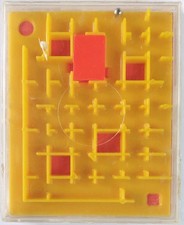 Ancien Jeu Casse-tête Original Pussy Allemagne de l'Ouest Bille Labyrinthe 