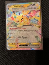 carte pokemon Pikachu Ex Teracristal 057/191 Étincelles Déferlantes (fr) 