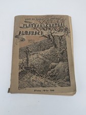 Plateau Central Almanach de 1920, union des associations agricoles, Ancien