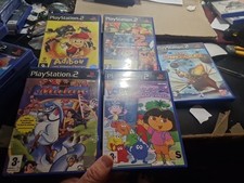 lot de 5 Jeux PS2-jeunesse  + livrets .. Ref 4