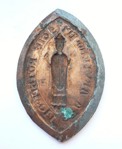 Empreinte sceau medieval - sceau,