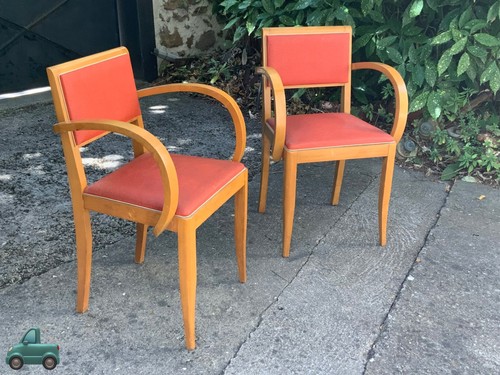 Paire anciens fauteuil - d'anciens,