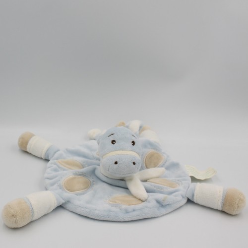 Doudou plat rond cheval ane