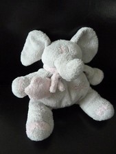 K5. DOUDOU PLAYKIDS CMI ELEPHANT GRIS ROSE ETOILE BON ETAT