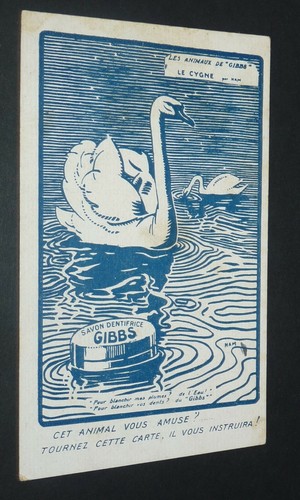 Carte publicitaire 1925 savon - carte,