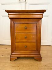 Meubles de rangements Table de Chevet en Chene 3 Tiroirs et 1 Tiroir Cache