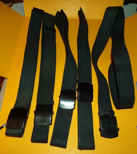 Ceinture noire tissu - tissu, de