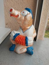 Rare tirelire à casser Cochon
