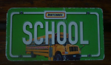 - SCHOOL - MATCHBOX - livre cartonné en Anglais enfant  BUS Autocar Ecole - 2000