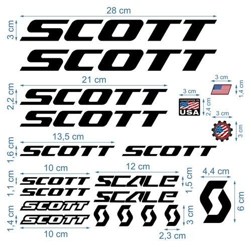 Scott die cut decals stickers - die-cut,
