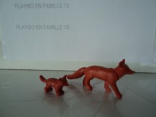 PLAYMOBIL city country parc animalier forêt animaux renard renardeau