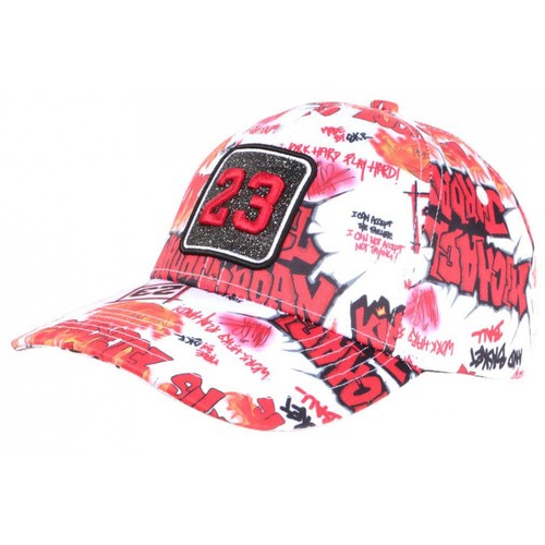 Casquette rouge blanche - 23,