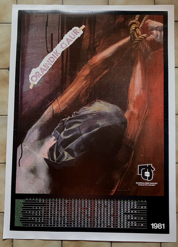 Affiche entoilee calendrier - entoilee,