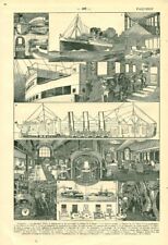 Document ancien paquebot issu