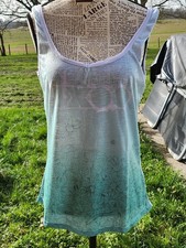 Ixoo Débardeur Blanc Et Vert