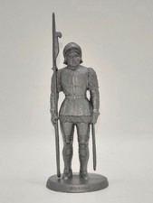 Mokarex Vintage figurine du jeu d'échec Années 60 guisarmier objet prime gris c